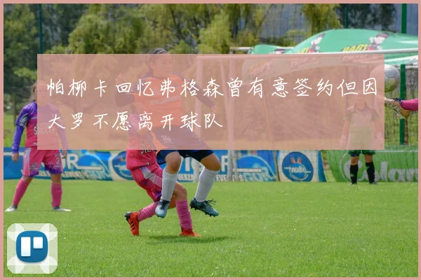 帕柳卡回忆弗格森曾有意签约但因大罗不愿离开球队